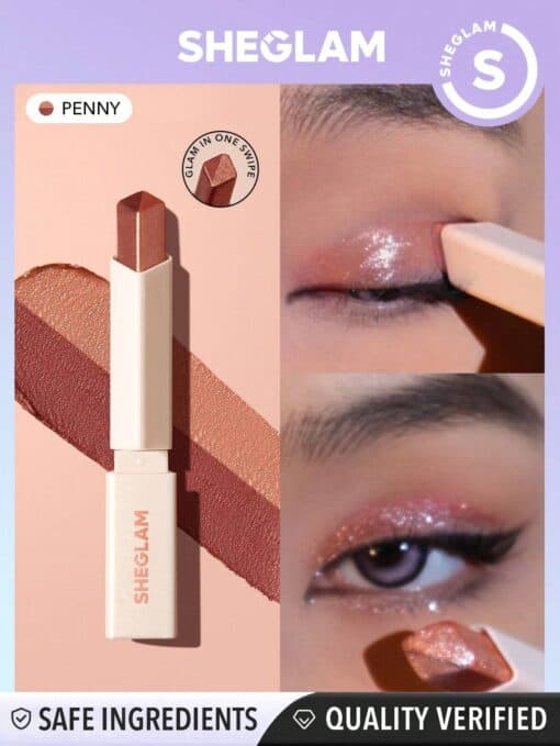 SHEGLAM Eyes Dual Tone Shadow Stick-Penny Gradient Two-Tone Glitter