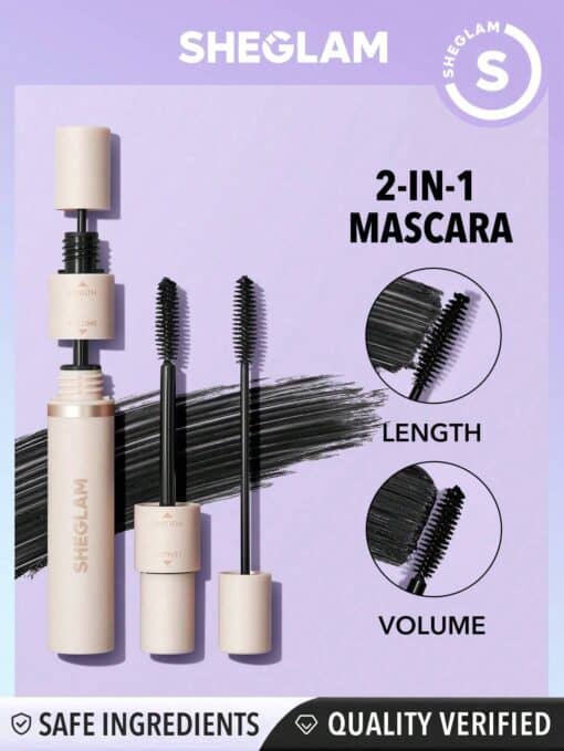 SHEGLAM Lash Besties 2-In-1 Mascara Volumizing Double