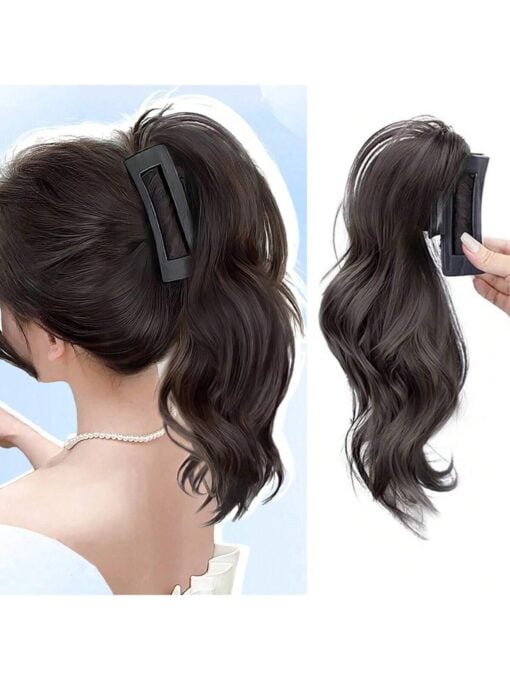 SHEIN Wig Ponytail Female Braid Simulation Hair (Brown)
