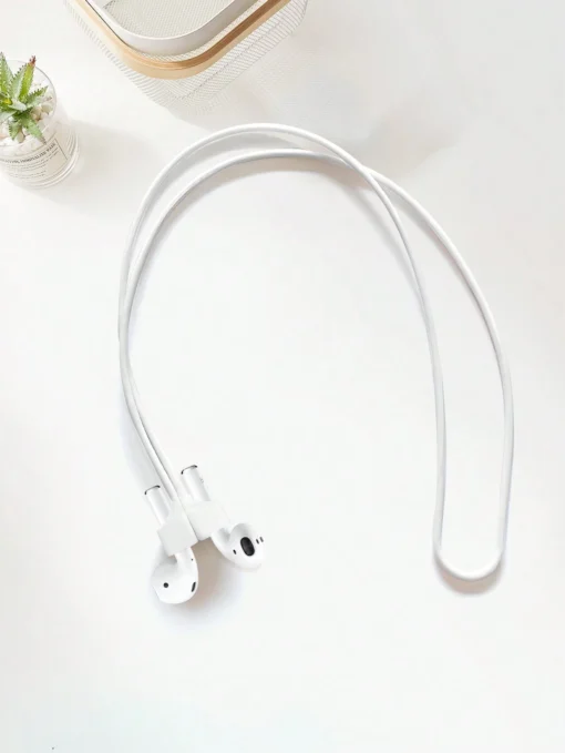SHEIN Wireless Earphone Anti-Lost Magnetic Adsorption Sports ( white )