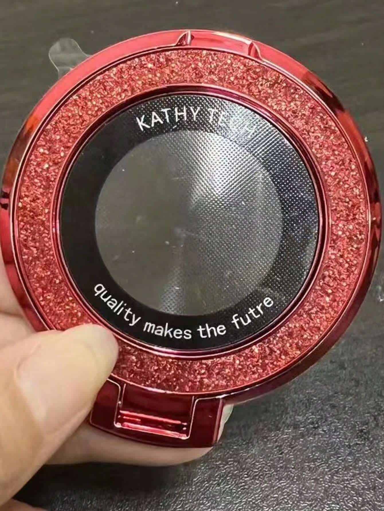 ⁦SHEIN 1pc Fashionable Minimalist Glitter Phone Holder Adhesive Foldable Magnetic Wireless Charging Phone Case⁩ - الصورة ⁦7⁩