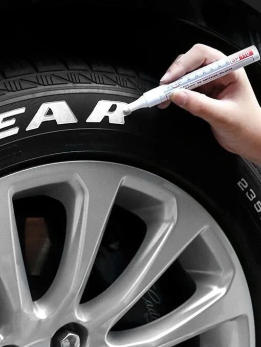SHEIN 1pc Waterproof Marker Pen For Tire Touch-up Paint