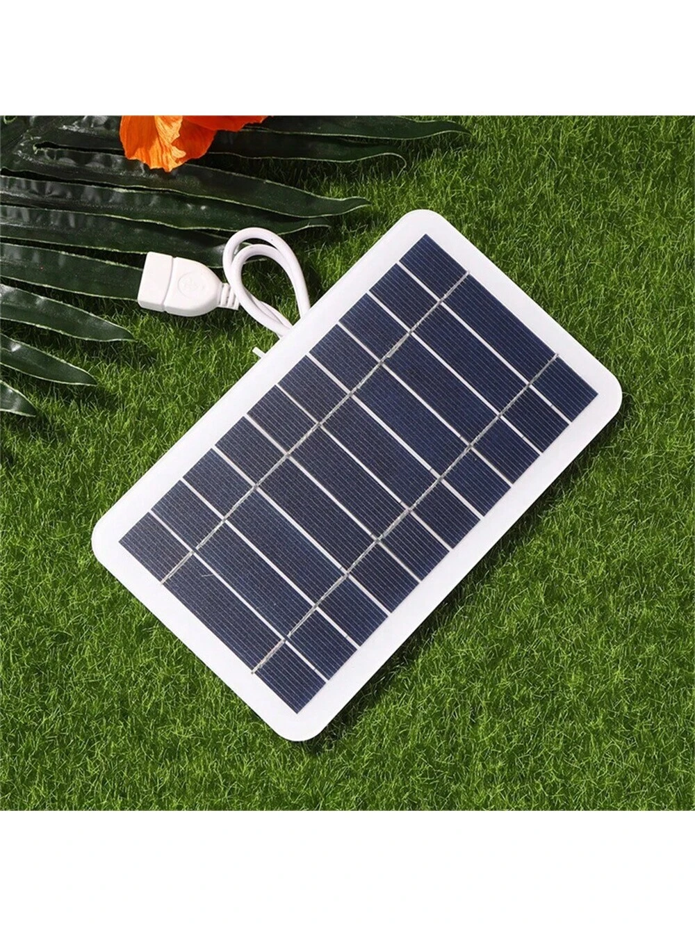 ⁦SHEIN 2W 5V Solar Charging Panel Solar Outdoor Mobile Phone Power Bank Charger⁩ - الصورة ⁦4⁩