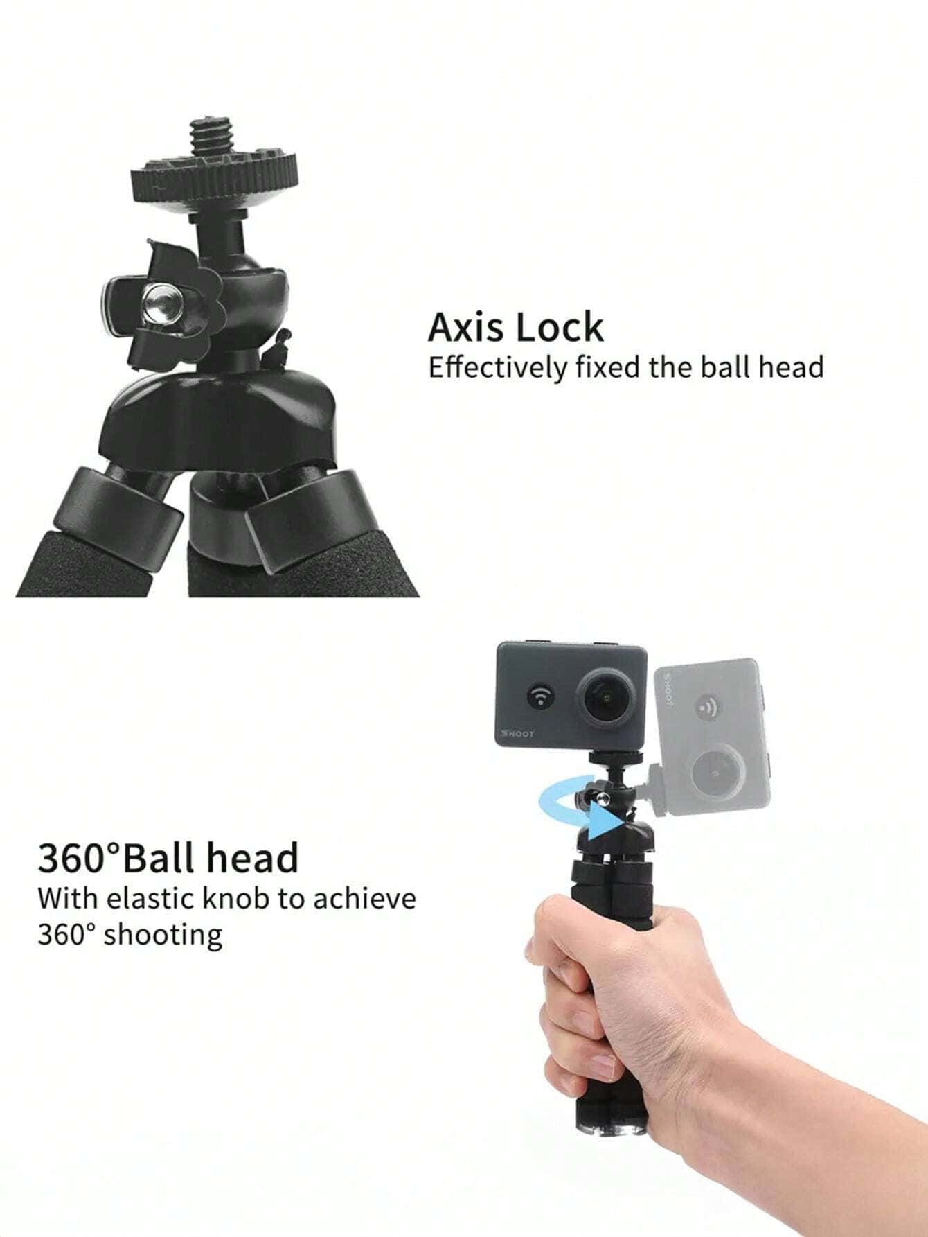 ⁦SHEIN 360 ° Mini Octopus Phone Stand Multi Functional Portable Small Stand⁩ - الصورة ⁦4⁩