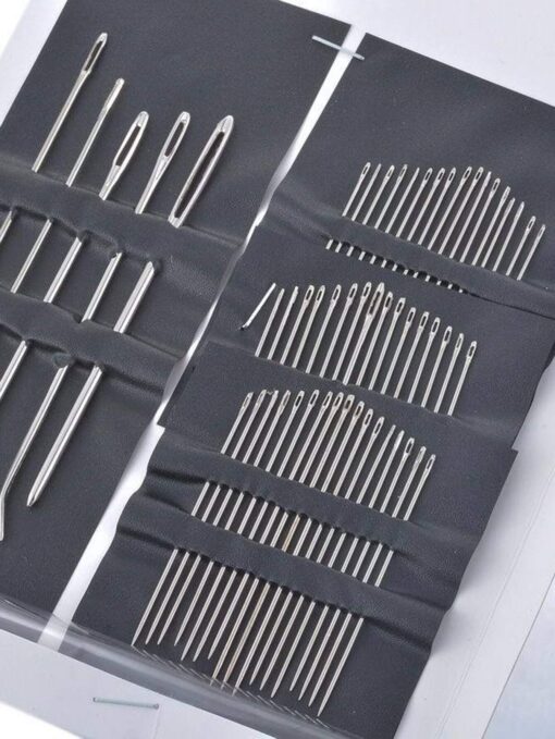 SHEIN 55pcs Stainless Steel Needle