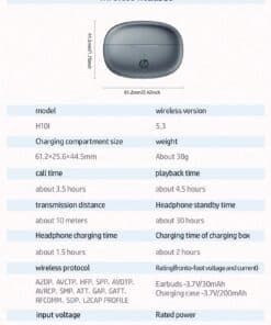 Alternative view of HP Wireless Ear Buds, BT Headphones