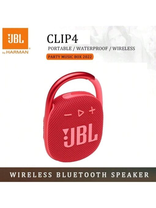 JBL CLIP 4 Bluetooth Speakers IP67 (Red)