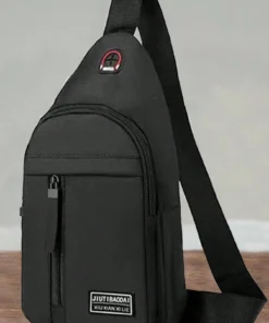 SHEIN New Men's Shoulder Canvas Backpack Chest Bag