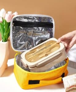 Alternative view of SHEIN 1Pc Large Capacity Cartoon Car Lunch Bag