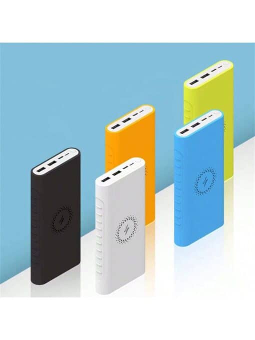 SHEIN Silicone Protective Case Compatible With Xiaomi 10000mah Power Bank | كفر باور بانك سيلكون