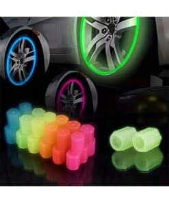 SHEIN Universal 4pcs Luminous Valve Stem Caps
