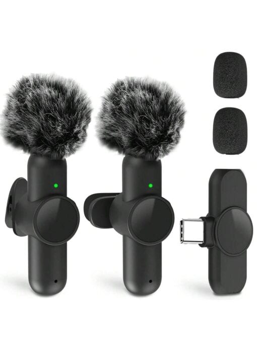 SHEIN Wireless Lavalier Microphone (2  Microphones )
