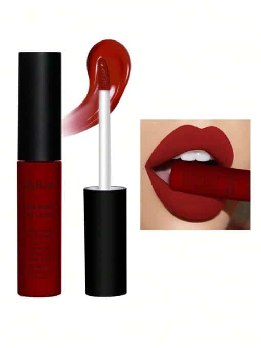 SHEIN QIBEST Soft Matte Lip Cream (Burgundy)