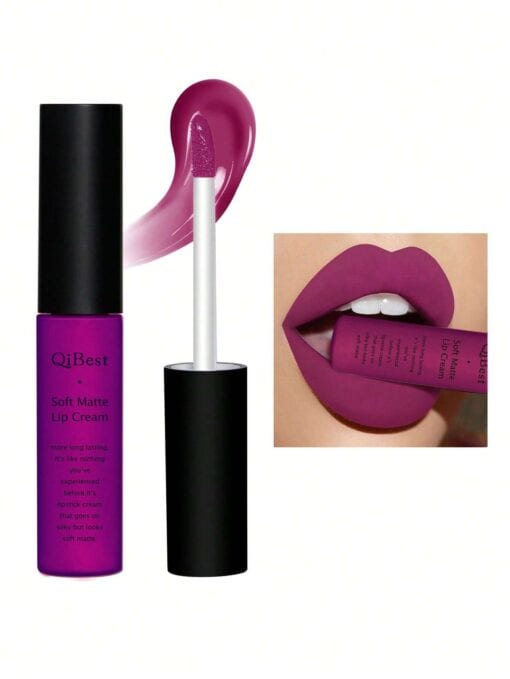 SHEIN QIBEST Soft Matte Lip Cream (Mauve)