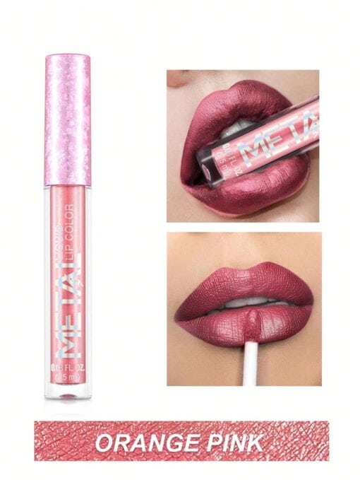 SHEIN Waterproof Ultra Matte Liquid Lipstick, Long-Wearing Lip Makeup (	Sakura Pink)