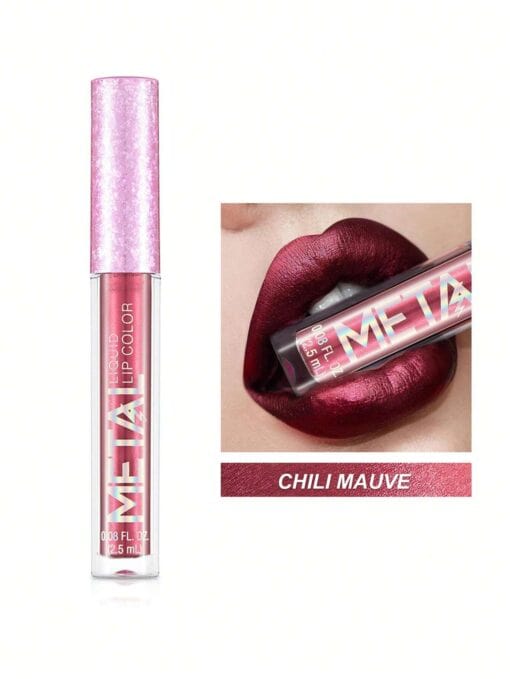 SHEIN Waterproof Ultra Matte Liquid Lipstick, Long-Wearing Lip Makeup (02 Radicchio)
