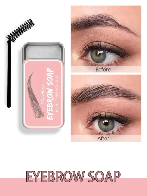 SHEIN Eyebrow Soap, 1pc Long-Wearing Portable Eyebrow Cream