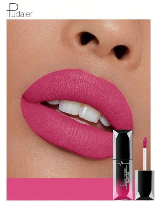 SHEIN Pudaier Matte Mist Liquid Lipstick(Pink)