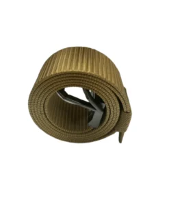 SHEIN 1pc Fashion Casual Sports Outdoor Metal Buckle Nylon Belt (Khaki)