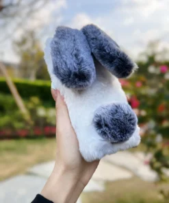 Alternative view of SHEIN Bunny Rabbit Ear Decor Plush PC Phone Case