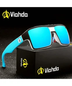 VIAHDA New Squared Polarized Fashion Glasses Outdoor Glasses Men Sport Fashion Glasses