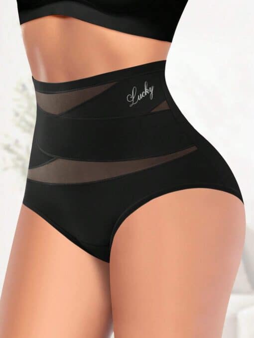 SHEIN Women's High Waist Triangle Panties, Soft, Comfortable, Crisscross Design