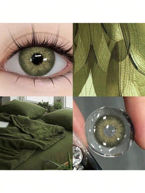 SHEIN 1 Pair Natural Colored Soft Contact Lenses