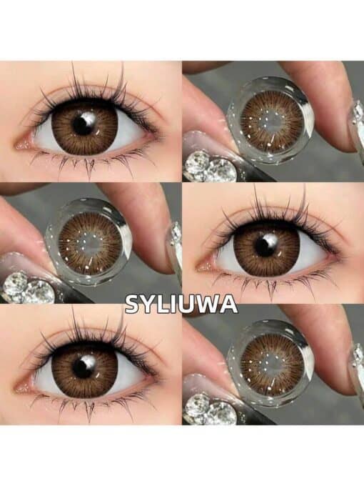 SHEIN 1 Pair Of Colored Contact Lenses