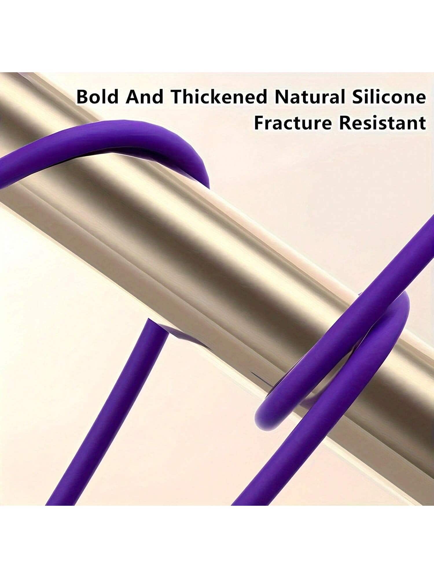 SHEIN 4-In-1 USB C Cable - Tangle-Free, 240W Fast Charging, Data Sync - الصورة 7