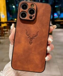 SHEIN Animal New Fashion Soft Feel Deer Head Sheep Leather Skin Non-Slip 3D Embossed Quality Design