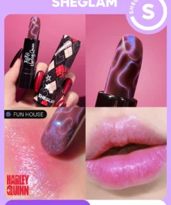 SHEIN Harley Quinn X SHEGLAM Thrill Seeker Color-Changing Lipstick-Funhouse