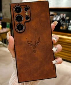 SHEIN Iphone Luxury Sheepskin Leather Anti-Drop Phone Case