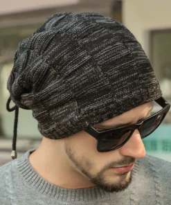Alternative view of SHEIN Men Winter Knit Beanie Hat Casual For Daily Use