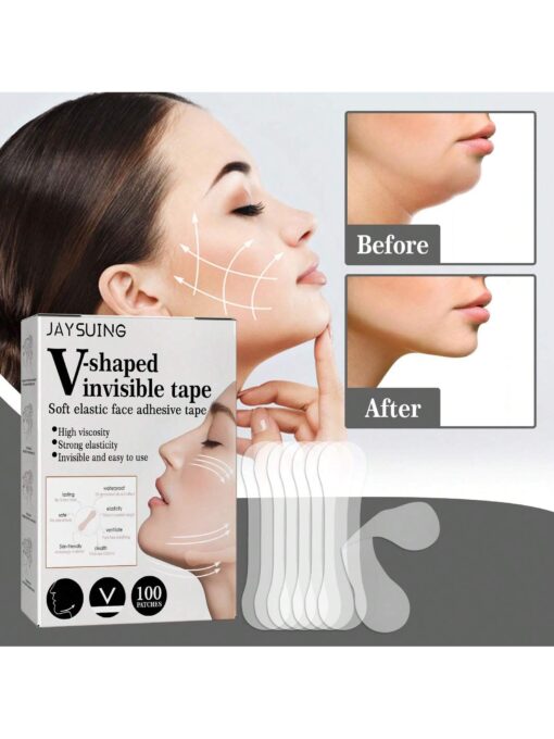 SHEIN 100pcs/Pack V-Shape Lifting Invisible Patch
