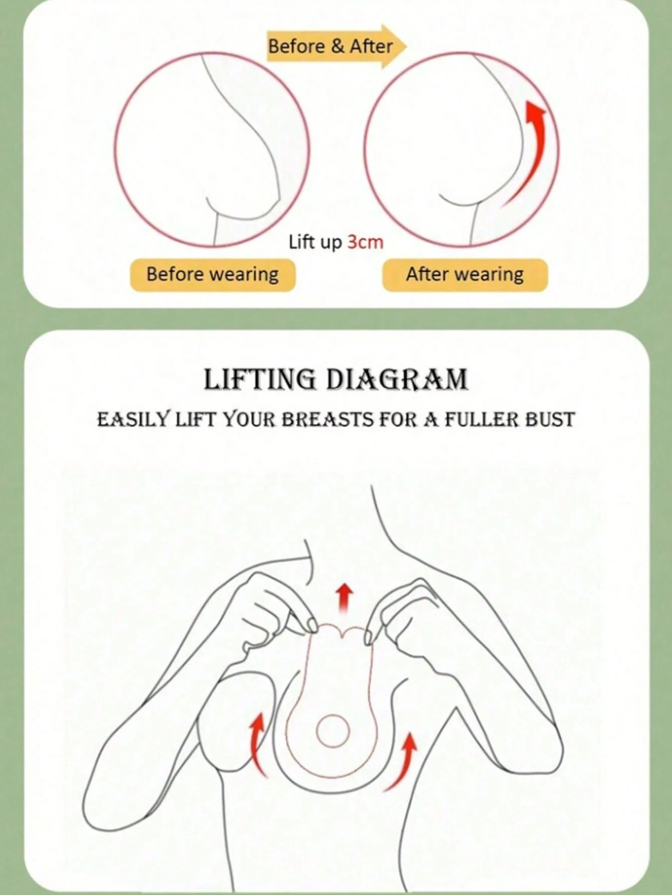 SHEIN 10pcs Convenient Disposable Breast Lifting Tapes (Round) - الصورة 3