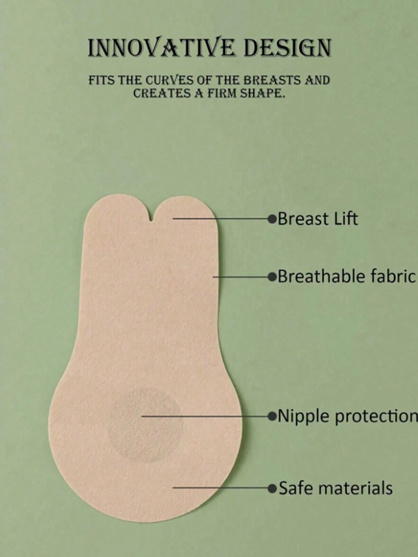 SHEIN 10pcs Convenient Disposable Breast Lifting Tapes (Round) - الصورة 5