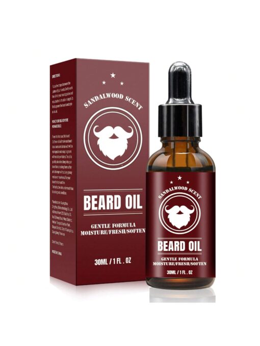 SHEIN 30ml Beard Oil - Moisturizing, Softening And Nourishing