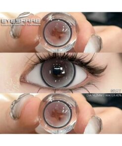 SHEIN Eyeshare 1pair Korean Lenses Color Contact Lenses For Eyes Blue