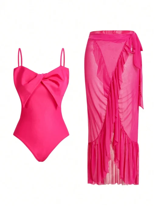 SHEIN Swim Oasis Summer Valentine Day, Swimsuit For Woman