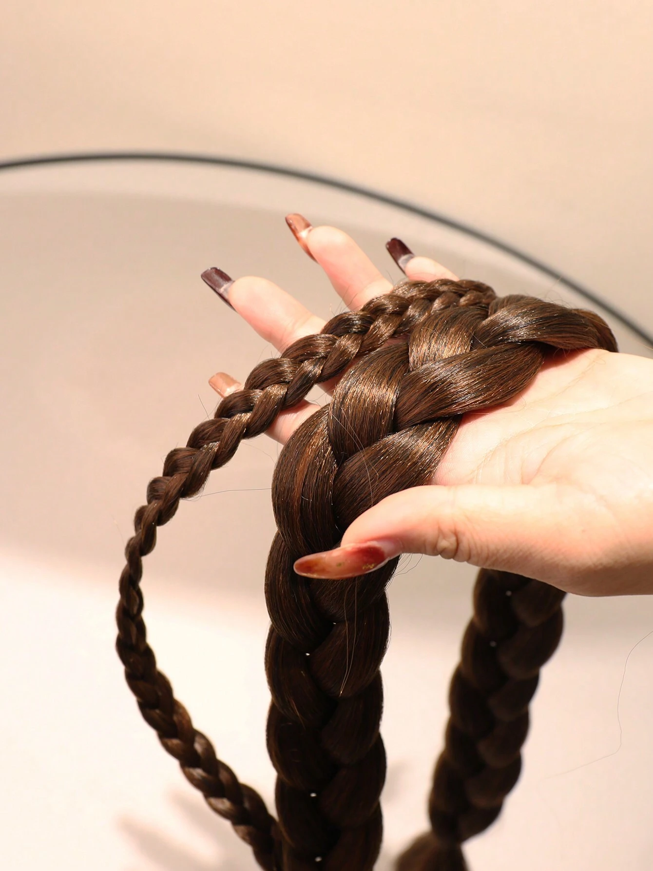 SHEIN 1pc Long Ponytail Hair Extensions - الصورة 2