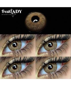 SHEIN FRESH LADY Random Color Giveaway Freshlady Leopard Brown Colored Contact Lenses 1 Year Disposable