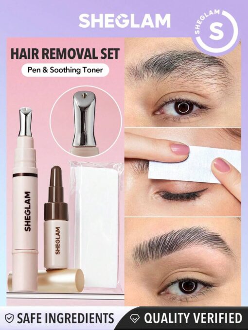 SHEGLAM Ez Control Hair Removal Pen & Sheglam Ez Control Soothing Toner