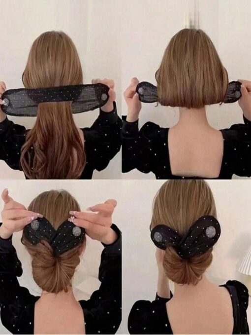 SHEIN 1pc Slouchy Twist Clip Women's Sparkling Rhinestone (Boutique)