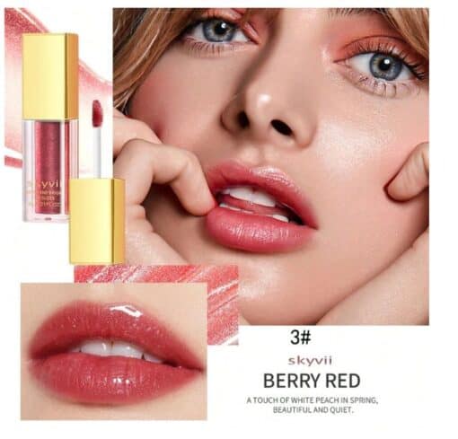 SHEIN Shimmery Pearl Lip Gloss, Waterproof & Long-Lasting (Color 3)