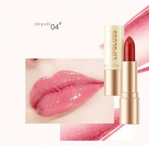 SHEIN Shiny Lip Gloss With Color Changing Effect, Moisturizing Lip Balm (04)