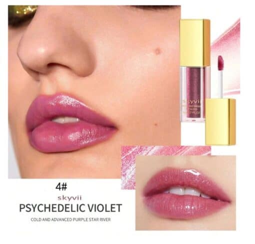 SHEIN Shimmery Pearl Lip Gloss, Waterproof & Long-Lasting (Color 4)
