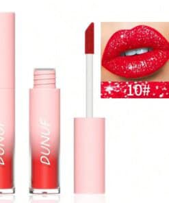 DUNUF 18 Color Diamond Lipstick & Lip  Gloss (10)