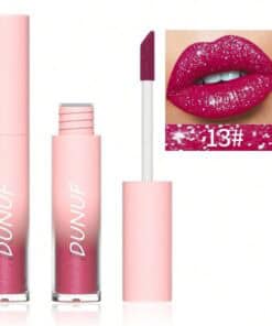 DUNUF 18 Color Diamond Lipstick & Lip  Gloss (13)