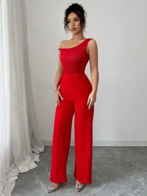 SHEIN Fashionable & Sexy High Waisted Oblique Shoulder