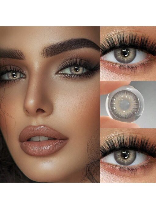 SHEIN 1 Pair Annual Disposable Colored Contact Lenses
